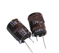 Condensatore elettrolitico audio radiale 200v 220uf 18x26mm +/- 20%(10pcs)