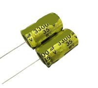 Condensatore elettrolitico bipolare audio 35v 3300uf 20x35mm +/- 20%(3300uf 2pcs)