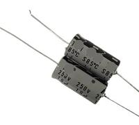 Condensatore elettrolitico, Confezione da 5 condensatori elettrolitici polarizzati assialmente 250V 10UF 10x20mm