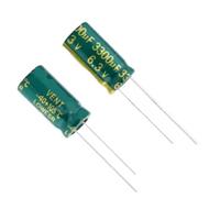 Condensatore elettrolitico for scheda madre del computer ad alta frequenza e bassa resistenza 100 pezzi 3300UF 6,3V 10 * 20