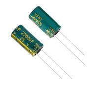 Condensatore elettrolitico for scheda madre del computer ad alta frequenza e bassa resistenza 50 pezzi 25V 2200UF 13X20