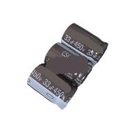 Condensatore elettrolitico in alluminio 10 pezzi 16X25MM 33UF 450V 105 gradi