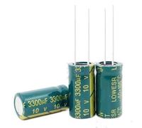 Condensatore elettrolitico in alluminio 100PCS 10V3300UF 3300UF 10V 10 * 20mm Componente