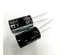 Condensatore elettrolitico in alluminio 100PCS 63V1000UF 1000UF 63V 16 * 25mm Componente