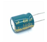 Condensatore elettrolitico in alluminio 100pcs 68UF 100v 68UF Size10X13mm Elementi di accumulo di energia