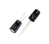 Condensatore elettrolitico in alluminio 100V100UF 10x16mm 100V 100UF 100wv 100mf 100vdc 100MFD 100uf100v 100v100mf 100mf100v 220uf(100v47uf 8x12 20pcs)