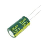 Condensatore elettrolitico in alluminio 100V330uf 13x21mm 330uf 100v 100vdc 330MFD 100v330MFD 470uf(100v1000 18x35 5pcs)