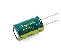 Condensatore elettrolitico in alluminio 10pcs 10UF ad alta frequenza a bassa impedenza 450v 10UF Size10 * 17mm Elementi di accumulo di energia