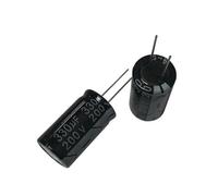 Condensatore elettrolitico in alluminio 200V330uf 18x35mm 330uf 200v 200v330mfd 200Vdc 200v 330uf 22uf 33uf(200v68uf 13x21 10pcs)