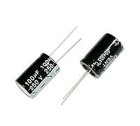 Condensatore elettrolitico in alluminio 250V100uf 16x25mm 100uf250v 250v100mf 100mf250v 250v100MFD 250wv 250vdc 250v 100uf 150uf 220uf(250v68uf 16x25 5pcs)