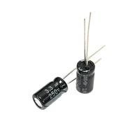 Condensatore elettrolitico in alluminio 250V3.3uf 6x11mm 3.3uf250v 250v3.3mf 3.3mf250v 250v3.3FMD 250wv 250vdc 250v 3.3uf 4.7uf 6.8uf(250v33uf 10x20 10pcs)