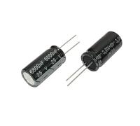 Condensatore elettrolitico in alluminio 25V6800UF 16x30mm 6800uf 25v 6800uf25v 25v6800mf 6800mf25v 25v6800MFD 25wv 25vdc 10000uf(25v68uf 5x11 50pcs)