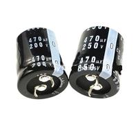 Condensatore elettrolitico in alluminio 2PCS 200V 250V 390UF 470UF 22 * 25 22 * 30 22 * 35 22 * 40 22 * 45 22 * 50 25 * 25 30 * 25 30 * 30 30 * 35 35 * 40MM(200V390UF 30x35mm)