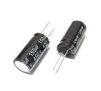 Condensatore elettrolitico in alluminio 450V150UF 18x35mm 150uf450v 450v150mf 150MFD 150uf 450v 150mf450v 150mfd450v 450vdc 450v 150uf(450v2.2uf 8x12 20pcs)