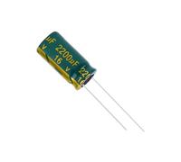 Condensatore elettrolitico in alluminio ad alta frequenza e bassa impedenza 10x20 mm 16 V 2200 UF 20% 10 pezzi-100 pezzi(100PCS)