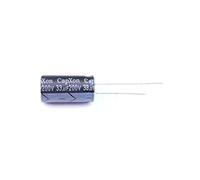Condensatore elettrolitico in alluminio al piombo da 10 pezzi 33uF 200V radiale 10x20mm Elementi di accumulo di energia