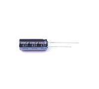 Condensatore elettrolitico in alluminio al piombo da 2 pezzi 3300uF 6.3V radiale 10x25mm KHzIgRdY