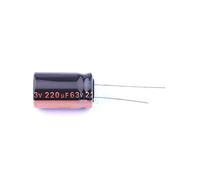 Condensatore elettrolitico in alluminio al piombo da 5 pezzi 220uF 63V radiale 12,5x20mm KHzIgRdY
