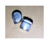 Condensatore elettrolitico in alluminio chip 100pcs 25V 470UF SMD 10x10mm Elementi di accumulo di energia