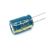 Condensatore elettrolitico in alluminio da 100 pezzi 250v 4.7UF Size8 * 12mm 4.7UF Elementi di accumulo di energia