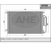 Condensatore FIAT CROMA 194_ 1.9 D Multijet 85kw 05-