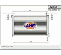 Condensatore FIAT MAREA 185_ 1.8 115 16V 83kw 96-02