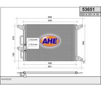 Condensatore FIAT MAREA 185_ 2.4 JTD 130 96kw 99-02