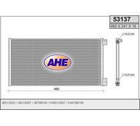 Condensatore FIAT SEICENTO/600 187_ 1.1 (187AXB,187AXB1A,187AXC1A02) 40kw 98-10