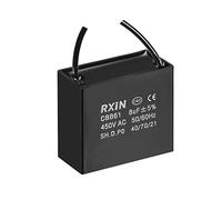 Condensatore for ventilatore da soffitto CBB61, condensatore a film di polipropilene metallizzato, ideale for ventole, pompe, motori in funzione Dispositivi elettronici