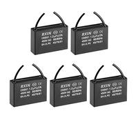 Condensatore for ventilatore da soffitto da 5 pezzi CBB61, condensatore a film in polipropilene metallizzato, ideale for ventole, pompe, motori in funzione Dispositivi elettronici