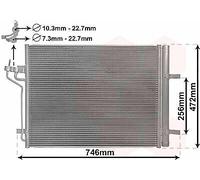 PRASCO FD5647D Condensatore climatizzatore