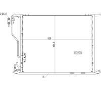 CONDENSATORE HART CLIMATIZZATORE PER MERCEDES-BENZ SL 500 350 S-CLASS
