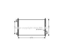 Condensatore, impianto di climatizzazione AVA COOLING HD5229 AVA