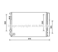 Condensatore, impianto di climatizzazione AVA COOLING KAA5280D