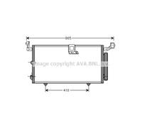 Condensatore, impianto di climatizzazione AVA COOLING TO5384D
