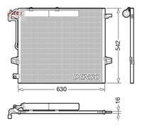 Condensatore, impianto di climatizzazione DENSO DCN17057