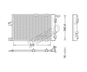Condensatore, impianto di climatizzazione DENSO DCN20038