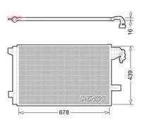 DENSO DCN32063 Condensatore climatizzatore