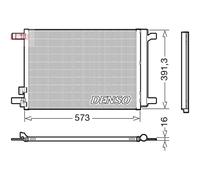 Condensatore, impianto di climatizzazione DENSO DCN32066