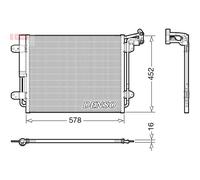 Condensatore, impianto di climatizzazione DENSO DCN32067