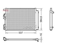 Condensatore, impianto di climatizzazione DENSO DCN41021