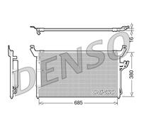 DENSO Radiatore motore DRM40029