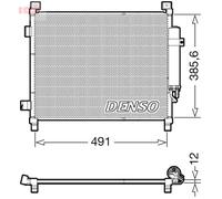 Condensatore radiatore climatizzazione R 134a DCN46031 DENSO per NISSAN NOTE