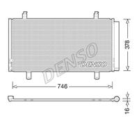 Condensatore, impianto di climatizzazione DENSO DCN50048