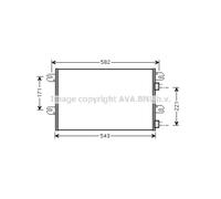 Condensatore, impianto di climatizzazione HIGHWAY AUTOMOTIVE IV5063