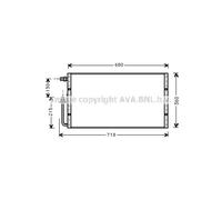 AVA QUALITY COOLING UV5096 Condensatore, Climatizzatore