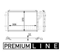 Condensatore, impianto di climatizzazione MAHLE AC 58 000P