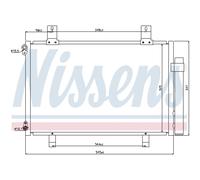 NISSENS 940057 Condensatore climatizzatore