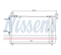 Condensatore, impianto di climatizzazione NISSENS 940143