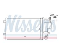 Condensatore, impianto di climatizzazione NISSENS 940149